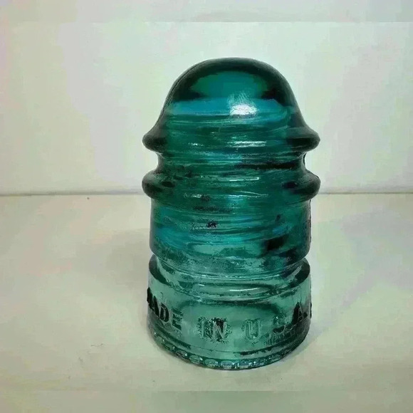 Hemingray -12 Blue Insulator Made in USA - Vintage - Picture 3 of 6